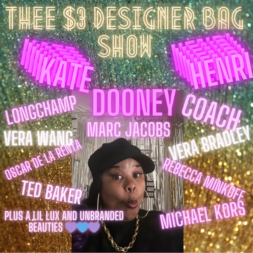Lydia’s Live $3 Designer Bags💜 Y’all know we vibin💜